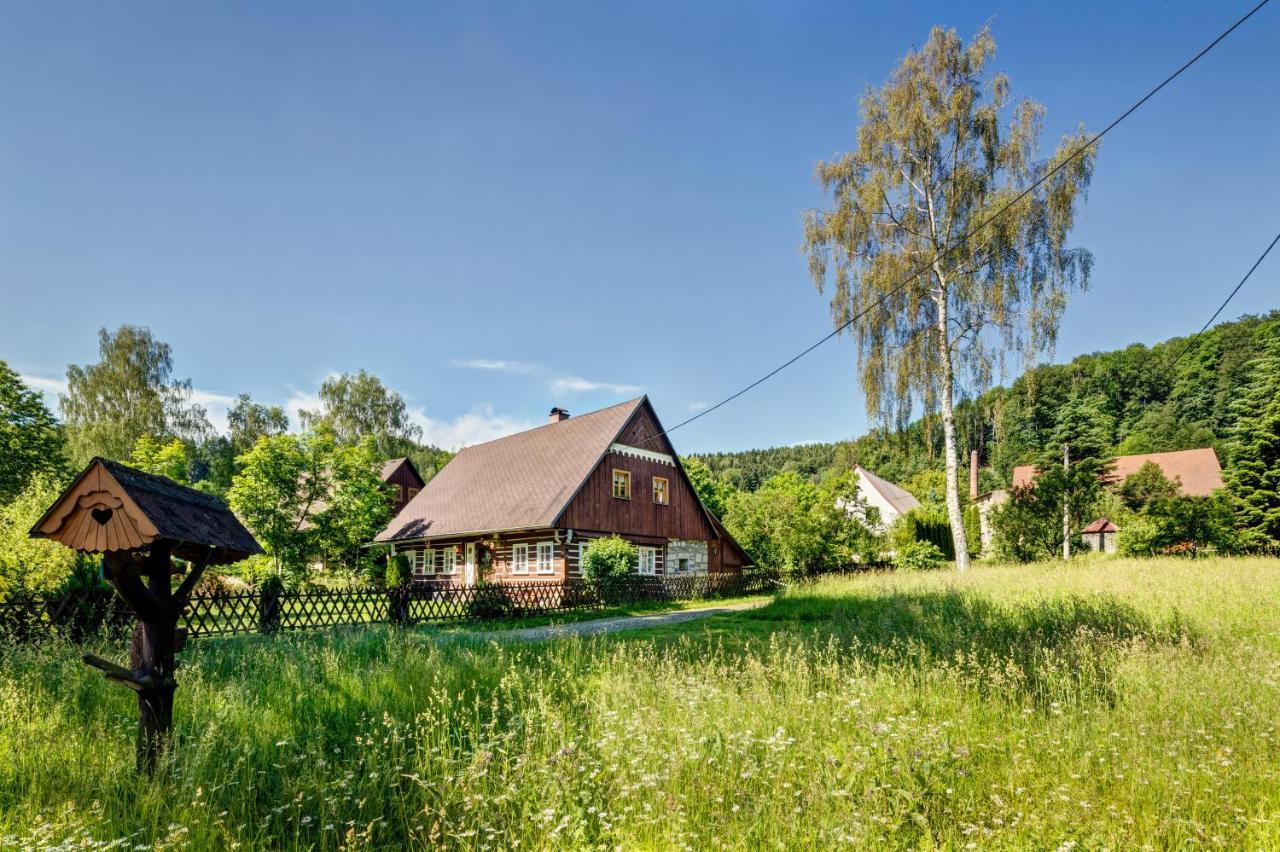 فيلا Teplice nad Metujíفي Roubenka Javor 33 المظهر الخارجي الصورة